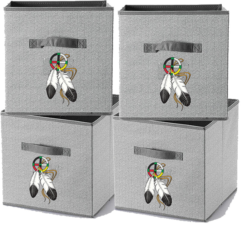 4-Pack Collapsible Storage Cubes