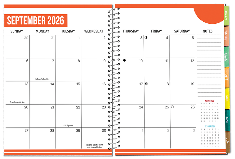 2026 Monthly/Weekly Planner (Available August 30th)