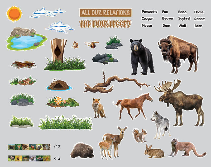 All Our Relations-The Four-Legged Bulletin Board Set (ETA August 30)