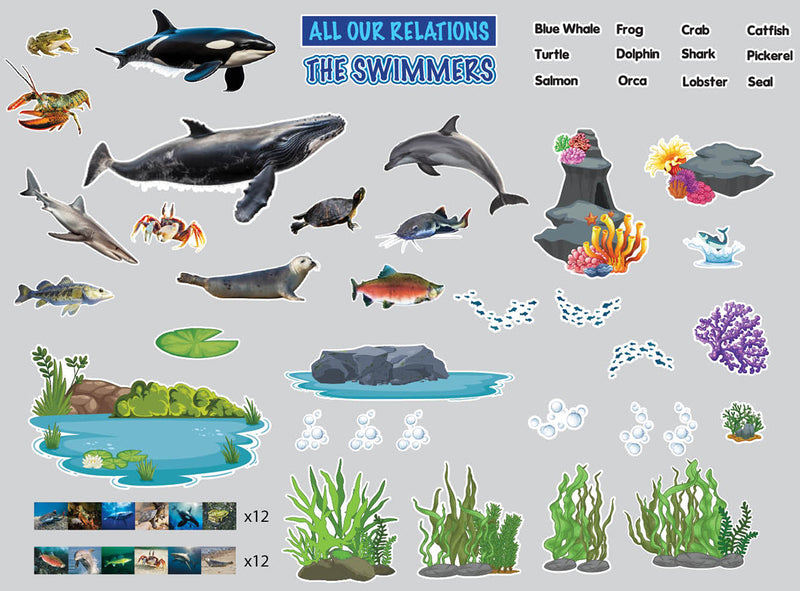 All Our Relations-The Swimmers Bulletin Board Set (ETA August 30)