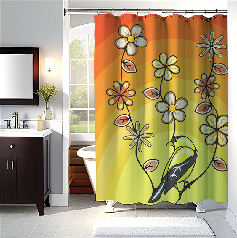 Shower Curtain - Yellow Bird (Dalena)