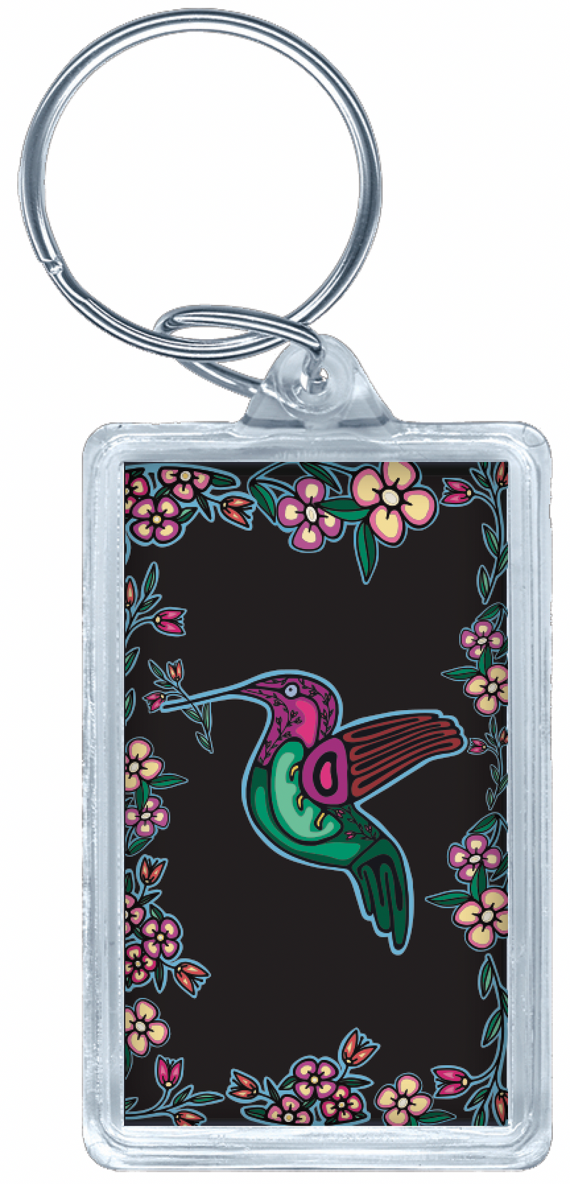 Acrylic Keychain (Hummingbird)