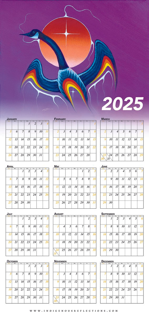 2025 Wipe-clean Calendar (Goose)