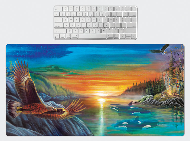 Large Desktop Mouse Pad - Sunrise