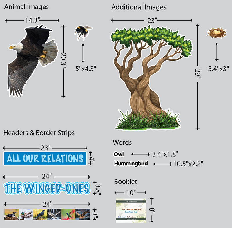 All Our Relations-The Winged-Ones Bulletin Board Set (ETA August 30)