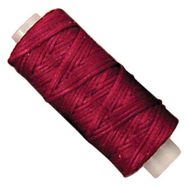 Waxed Braided Cord 25 Yds. (Red)