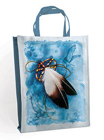 Eco Bag (Blue Feather)