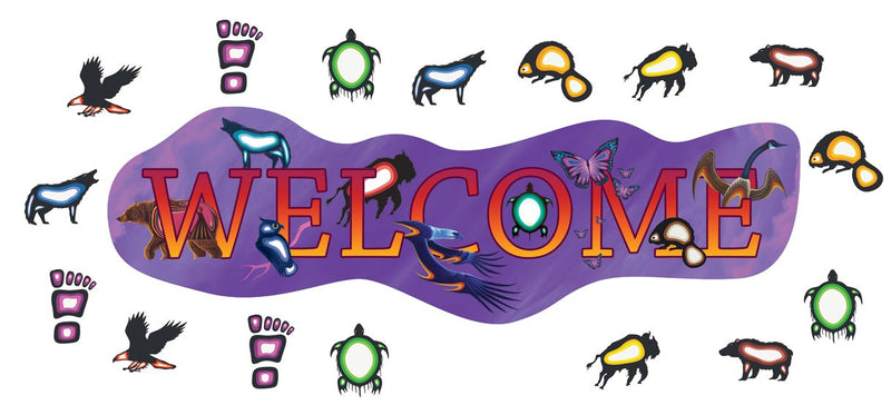 Large Welcome Banners With Decorations