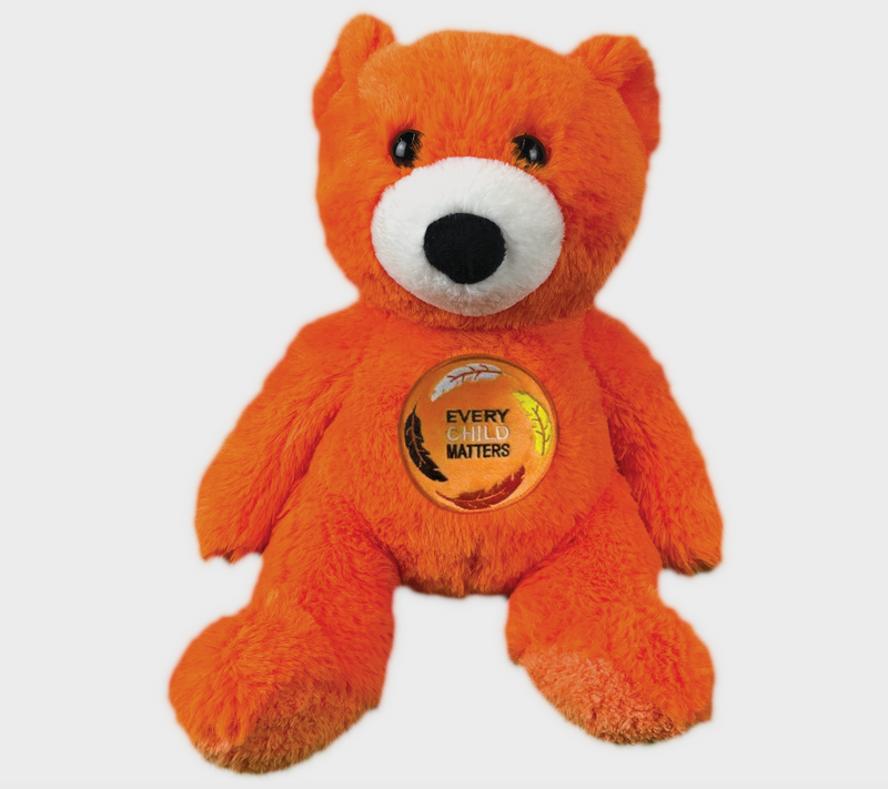 Weighted Plush Bear (Orange)