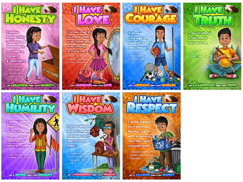 Seven Teachings Character Poster Set