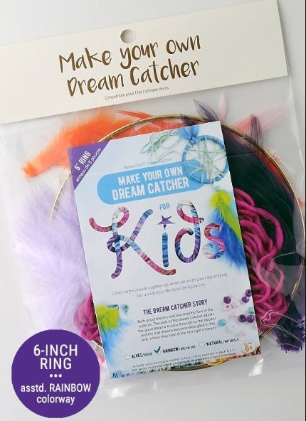"Kids" Dream Catcher Kit - Rainbow