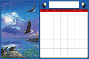 Monthly Calendar (Beach)