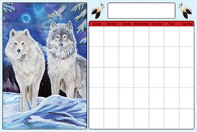 Monthly Calendar (Wolves)