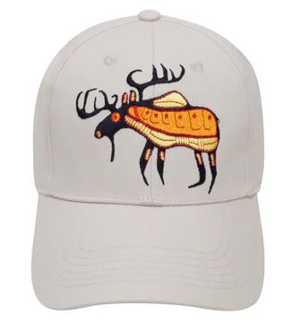 Moose Harmony Embroidered Baseball Cap