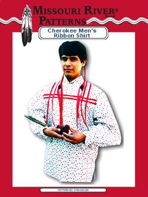 Cherokee Man's Ribbon Shirt Pattern