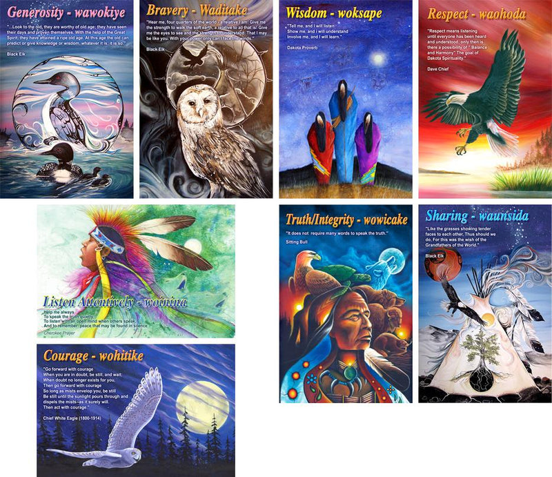 Sacred Laws Poster Set Dakota