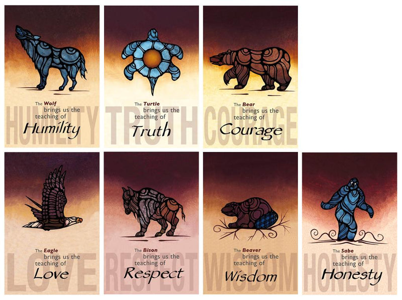 Icon Seven Teachings poster set