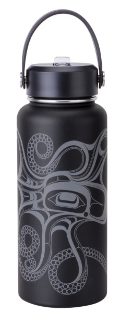 Insulated Bottle - Nuu Octopus (Wide Mouth, 32 oz)
